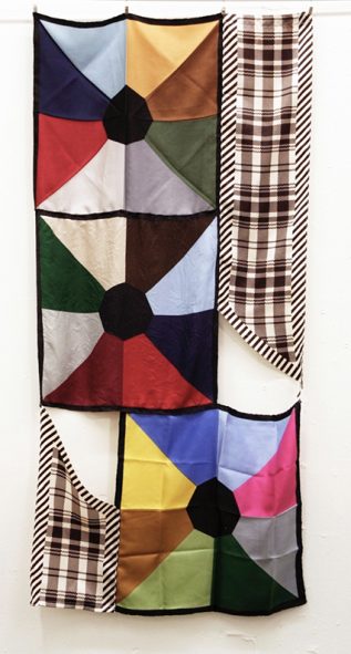 vintage scarf tapestry by Deborah Zlotsky
