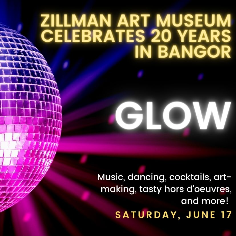 Zillman Art Museum Glow flyer for June 17th, 2023